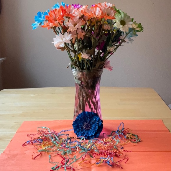 💙 TIEKS BLUE FLOWER 💙 NWOT 💙 - Picture 7 of 16